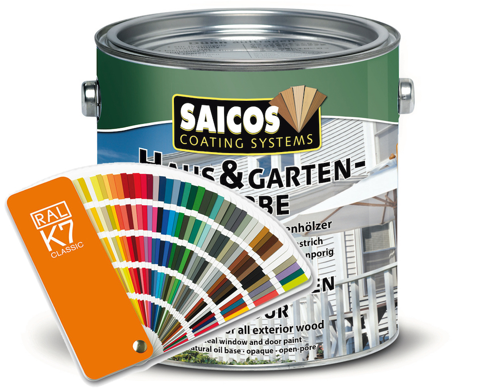 SAICOS 2,5 Liter Haus & Garten-Farbe nach RAL